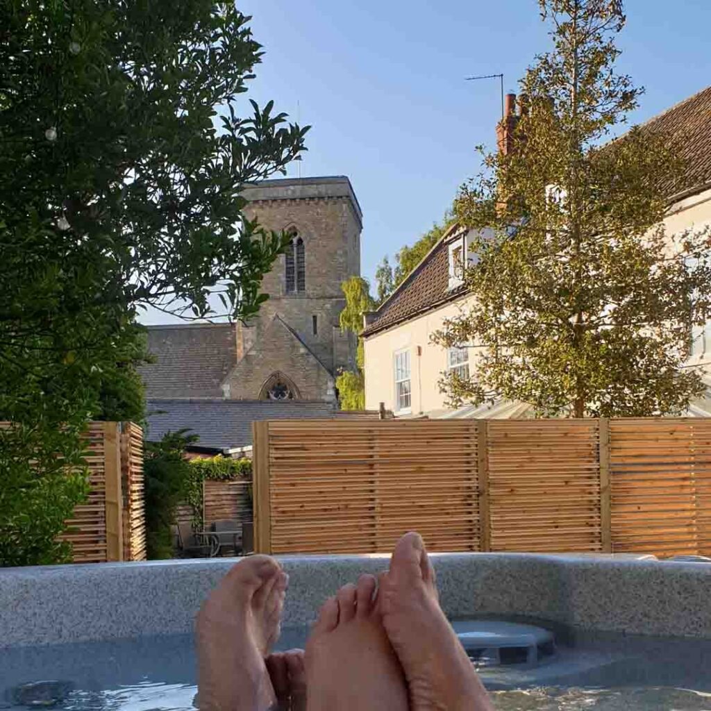 view from Yorkshire Wolds holiday cottage