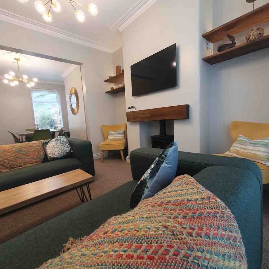 Hornsea holiday let living room 2