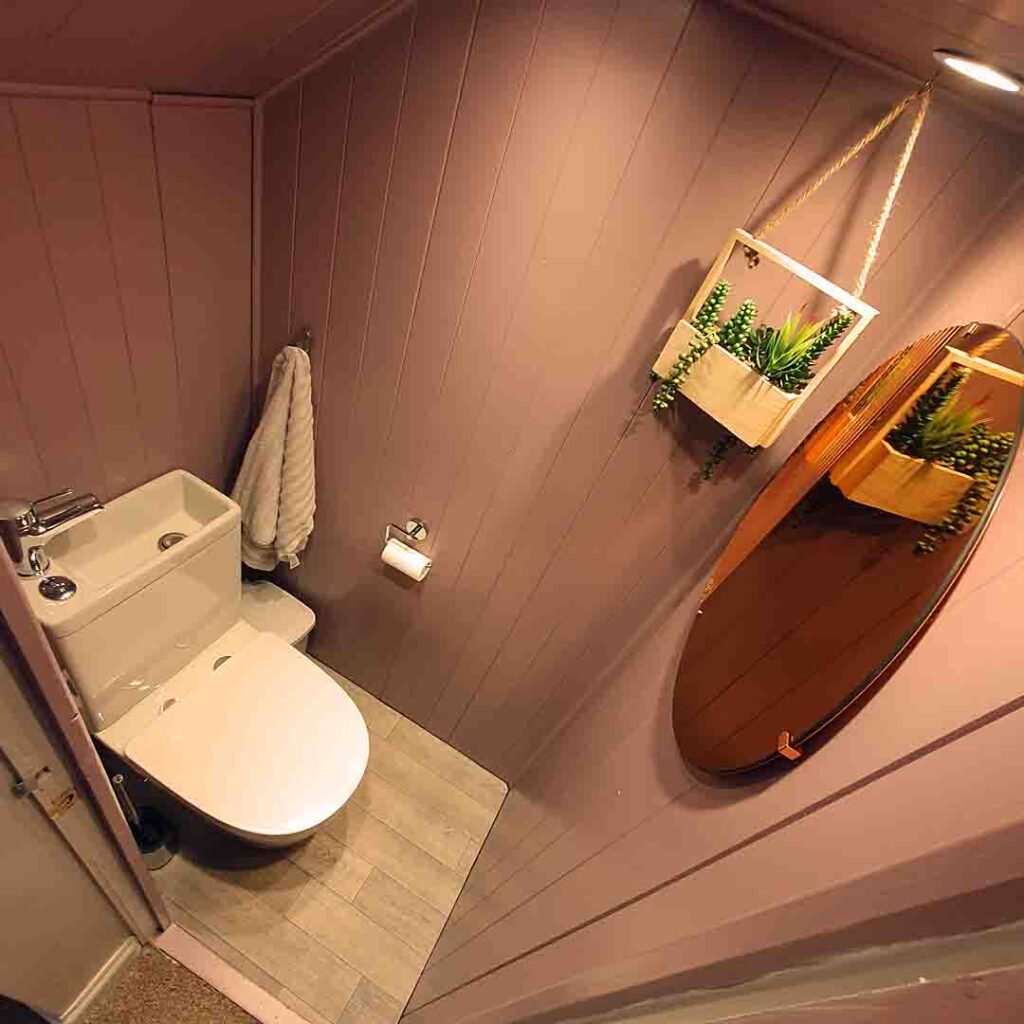 The downstairs toilet