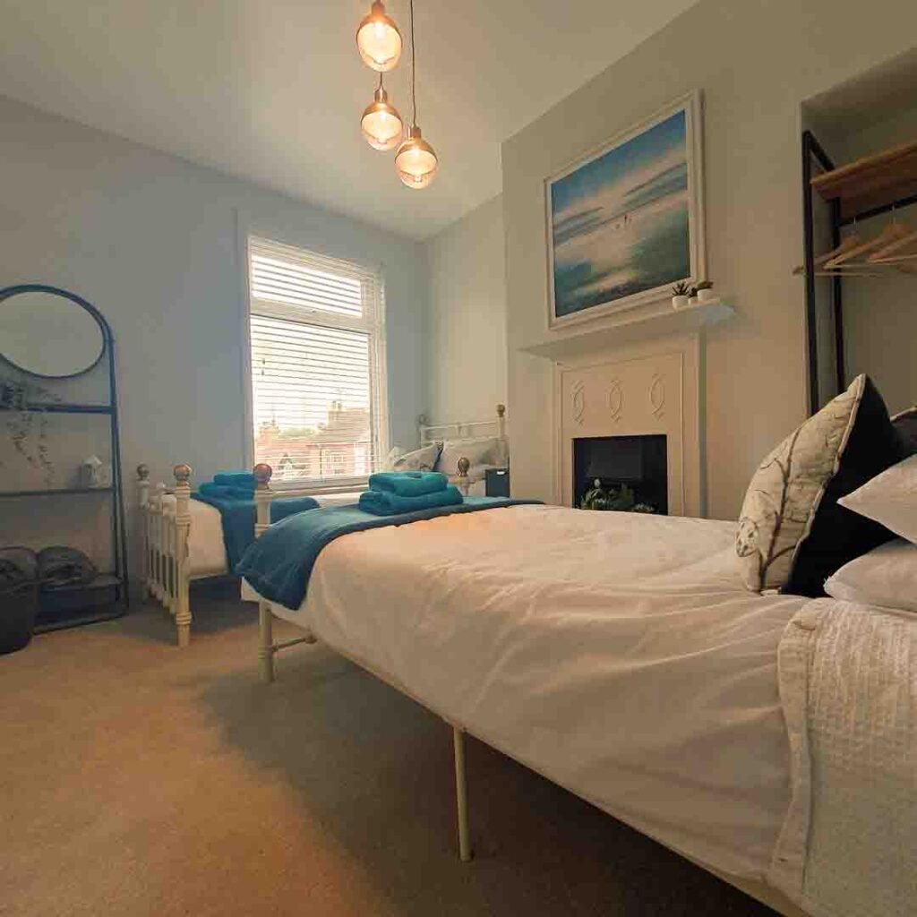 Twin back bedroom Potts House holiday let