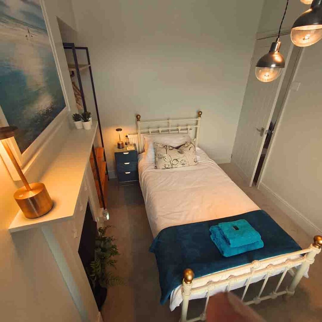 Twins bedroom in Holiday let Hornsea